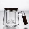 One Two Cups Teko Teh Kaca Saringan Tahan Panas Infuser Teapot 500ml - YG500