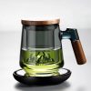 One Two Cups Teko Teh Kaca Saringan Tahan Panas Infuser Teapot 500ml - YG500