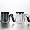 One Two Cups Teko Teh Kaca Saringan Tahan Panas Infuser Teapot 500ml - YG500