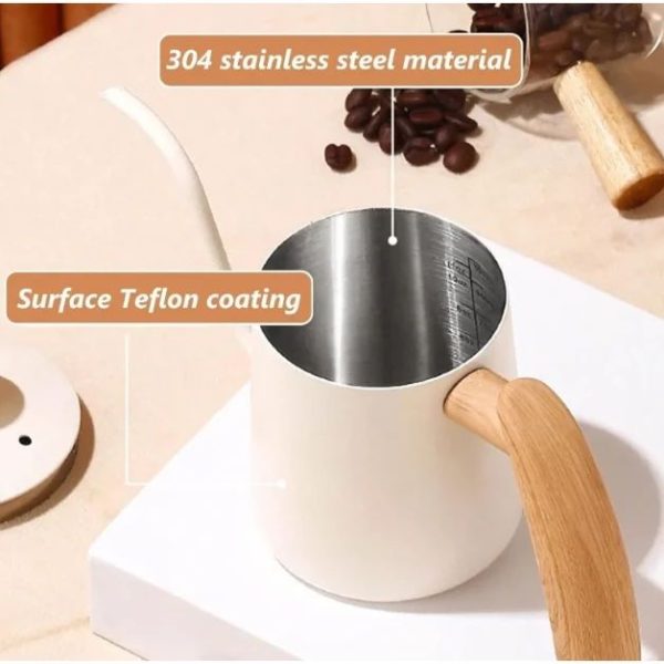 One Two Cups Teko Kopi Leher Angsa Gooseneck Pour Over Kettle 600ml - TC-40