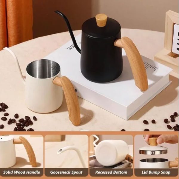 One Two Cups Teko Kopi Leher Angsa Gooseneck Pour Over Kettle 600ml - TC-40