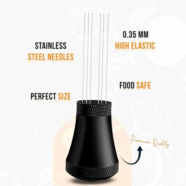 One Two Cups Jarum Kopi Espresso WDT Needle Distribution Tool 7 Pin - MD-600