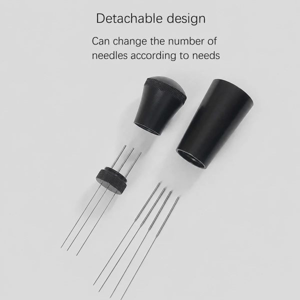 One Two Cups Jarum Kopi Espresso WDT Needle Distribution Tool 7 Pin - MD-600