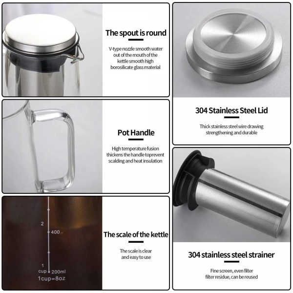 ginee_20260714145605028_0114009771.jpeg One Two Cups Teko Kopi Cold Brew Coffee Maker Stainless Filter 1.6L - MD-11