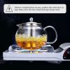 One Two Cups Teko Teh Kaca Saringan Tahan Panas Infuser Teapot 650ml - BR6