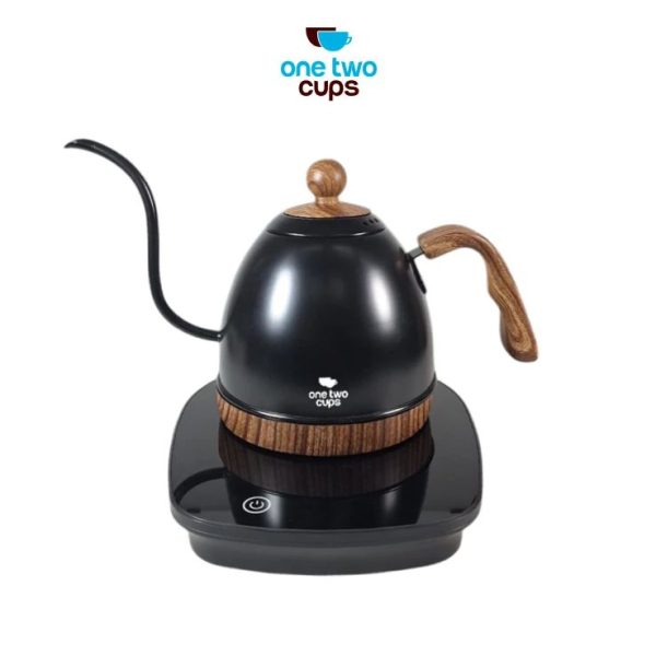 ginee_20260714145819596_4409077140.jpeg One Two Cups Teko Listrik Kopi Pemanas Air Leher Angsa Pour Over 1350W - PD-0600
