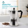 ginee_20260714150014742_1055032984.jpeg One Two Cups Moka Pot Teko Kopi Espresso Coffee Maker Stovetop 6 Cup 300ml- L10