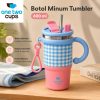 ginee_20260714150036542_3879862426.jpeg One Two Cups Botol Minum Tumbler Air Panas Dingin Handle Straw 600ml - ZY0269