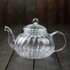 ginee_20260714150129223_7331336500.jpeg One Two Cups Teko Teh Kaca Saringan Tahan Panas Api Glass Teapot 600ml - AP-600