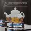 ginee_20260714150130231_3576624171.jpeg One Two Cups Teko Teh Kaca Saringan Tahan Panas Api Glass Teapot 600ml - AP-600