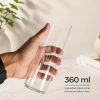 ginee_20260714150159653_7294803828.jpeg One Two Cups Gelas Kaca Aesthetic Kopi Teh Ultra Thin Glass 360ml - UK-03