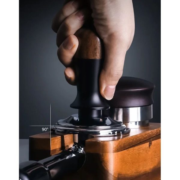 One Two Cups Tamper Kopi Barista Stainless Steel Threaded Bottom 51mm - JN - 26