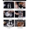 One Two Cups Moka Pot Teko Kopi Espresso Coffee Maker Dual Valve 4 Cup 240ml - Z61