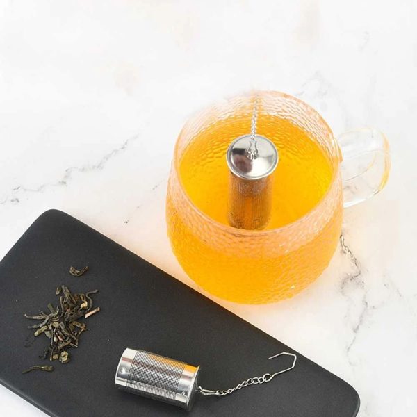 ginee_20260930123007031_3531169239.jpeg One Two Cups Saringan Teh Bumbu Rempah Stainless Steel Reusable Filter - TK304 - 6.5 x 2.3cm