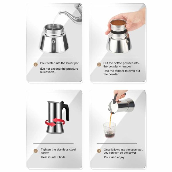 ginee_20260930123725326_0815423369.jpeg One Two Cups Moka Pot Teko Kopi Espresso Coffee Maker Stovetop 2 Cup 100ml - Z70