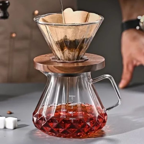 ginee_20260930123946162_0116342329.jpeg One Two Cups Coffee Server V60 Dripper Pour Over Borosilicate with Lid - SKD-10