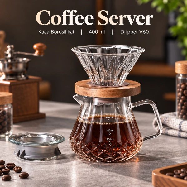 ginee_20260930123946656_8475814021.jpeg One Two Cups Coffee Server V60 Dripper Pour Over Borosilicate with Lid - SKD-10