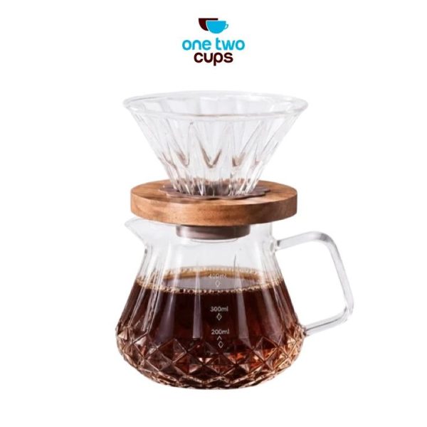 ginee_20260930123946898_6972735860.jpeg One Two Cups Coffee Server V60 Dripper Pour Over Borosilicate with Lid - SKD-10