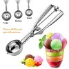 One Two Cups Sendok Scoop Es Krim Ice Cream Stainless Spring Handle - AX-24