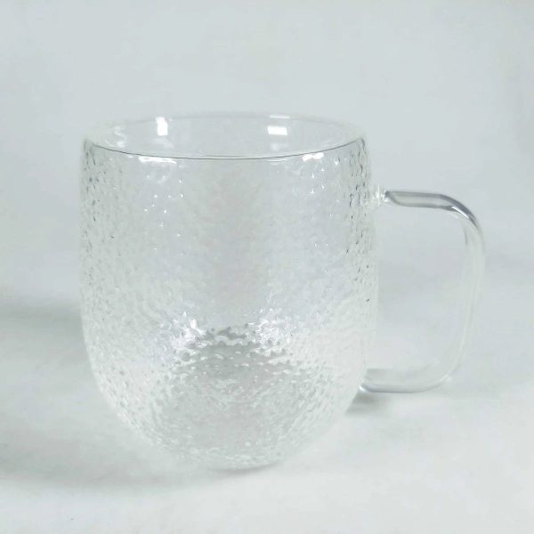 ginee_20260930124816764_4937228180.jpeg One Two Cups Gelas Kaca Aesthetic Double Wall Hammer Pattern 350ml