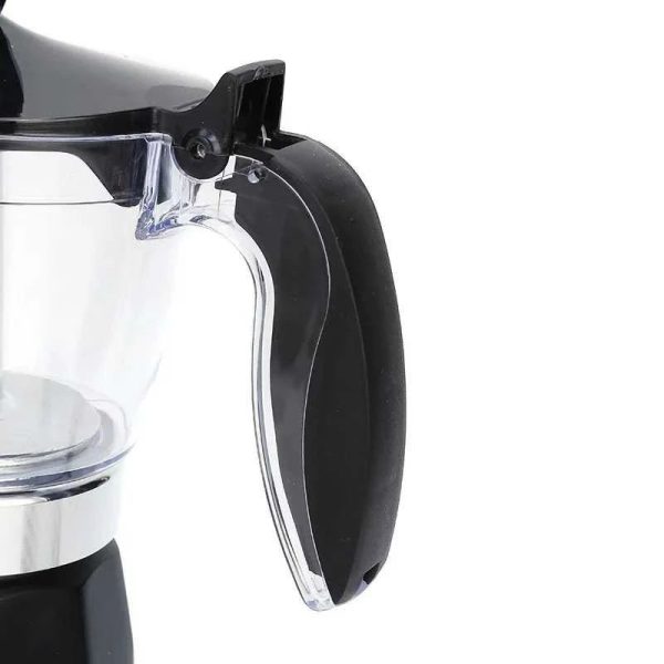 One Two Cups Moka Pot Elektrik Espresso Coffee Maker 480W 6 Cup 300ml - S06