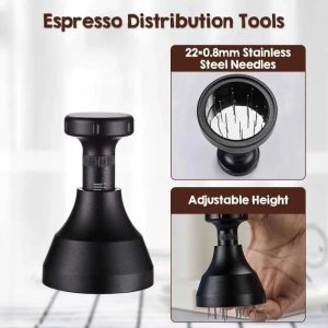 One Two Cups Jarum Kopi Espresso Rotary WDT Distribution Tool 20 Jarum - CU17