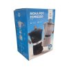 One Two Cups Moka Pot Teko Kopi Espresso Coffee Maker Stovetop - PL-315 - Black/Dark brown