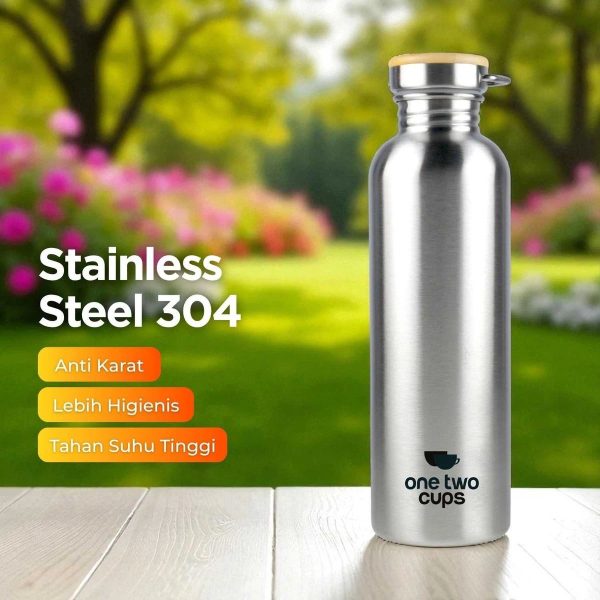 ginee_20260930142131535_3619210438.jpeg One Two Cups Botol Minum Portable Water Bottle Stainless Steel 1 L- YM006
