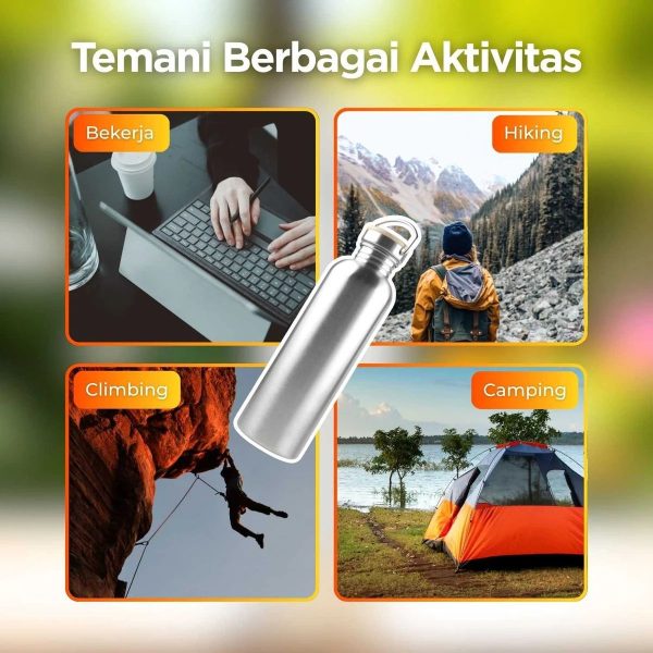 ginee_20260930142131939_0026155176.jpeg One Two Cups Botol Minum Portable Water Bottle Stainless Steel 1 L- YM006
