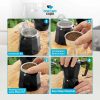 One Two Cups Moka Pot Teko Kopi Espresso Coffee Maker Stovetop 9 Cup 450ml - LI25