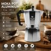 One Two Cups Moka Pot Teko Kopi Espresso Coffee Maker Stovetop - LI25 - 6 Cup 300ml