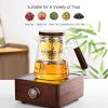 ginee_20260930142306614_5638607197.jpeg One Two Cups Teko Teh Kaca Saringan Tahan Panas One Click Filter 800ml - ML-8