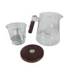 ginee_20260930142306767_0360565108.jpeg One Two Cups Teko Teh Kaca Saringan Tahan Panas One Click Filter 800ml - ML-8
