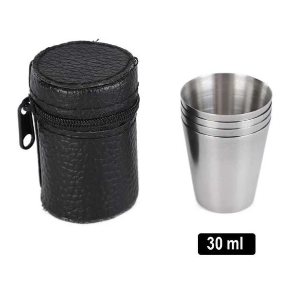 One Two Cups Set Gelas Camping 201 Travel Mug 30ml 4 PCS - S430