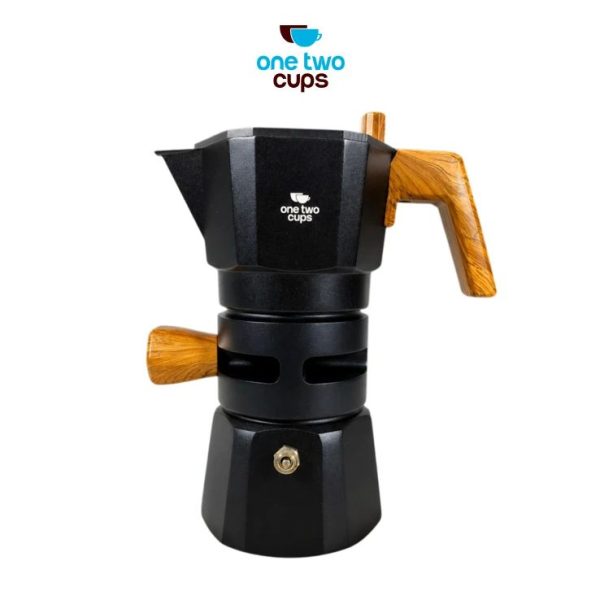 One Two Cups Moka Pot Kopi Espresso Thermostat Double Valve 2Cup 120ml - L35T
