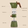 One Two Cups Moka Pot Kopi Espresso Thermostat Double Valve 2Cup 120ml - L35T