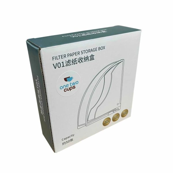 ginee_20260930142523655_8246826594.jpeg One Two Cups Tempat Kertas Kopi V60 Coffee Filter Paper Holder 50 Slot - V01