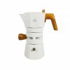 One Two Cups Moka Pot Kopi Espresso Thermostat Double Valve 2Cup 120ml - L35T