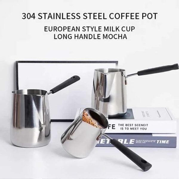 ginee_20260930142945627_7784319548.jpeg One Two Cups Gelas Jug Melted Butter Pot Stainless Steel Long Handle 600ml - S07