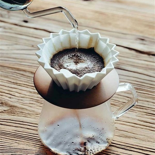 ginee_20260930143130429_8001153562.jpeg One Two Cups V60 Coffee Dripper Alat Seduh Kopi Manual Keramik 2-4 Cup - ZM-660