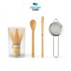 ginee_20260930143154398_6456774269.jpeg One Two Cups Matcha Set Kit Chasen Chakoshi Bamboo 68 Tangkai 4 PCS - S38