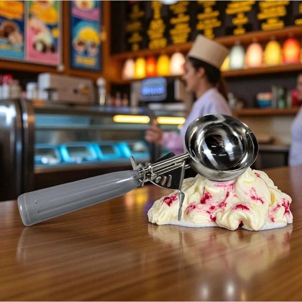 One Two Cups Sendok Scoop Es Krim Ice Cream Stainless Steel 22.5x7cm - AX-235