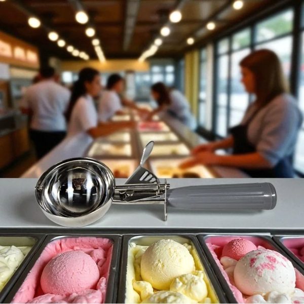 One Two Cups Sendok Scoop Es Krim Ice Cream Stainless Steel 22.5x7cm - AX-235