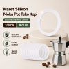 One Two Cups Karet Silikon Moka Pot Teko Kopi Seal Gasket 10 PCS - Z20-10 - 9 Cup