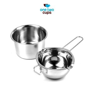 One Two Cups Panci Leleh Cokelat Keju 2in1 Melting Chocolate Pot - JS33