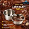 ginee_20260930143307368_4157709952.jpeg One Two Cups Panci Leleh Cokelat Keju 2in1 Melting Chocolate Pot - JS33