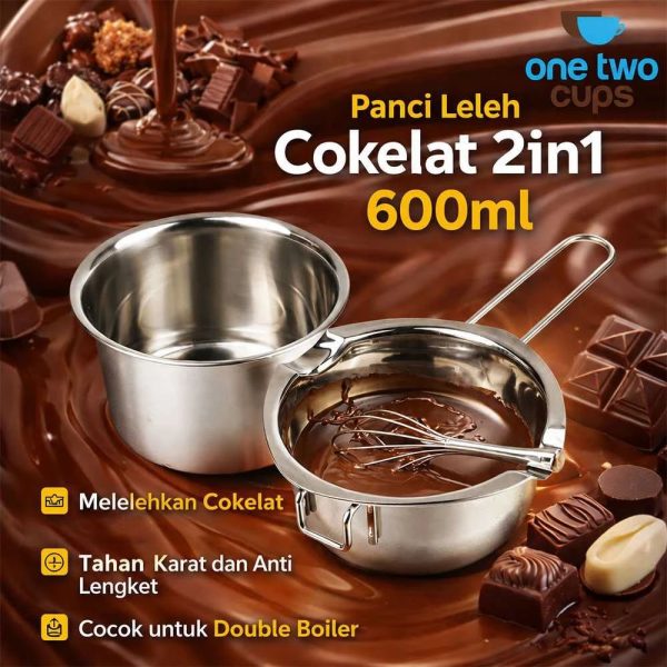 ginee_20260930143307368_4157709952.jpeg One Two Cups Panci Leleh Cokelat Keju 2in1 Melting Chocolate Pot - JS33