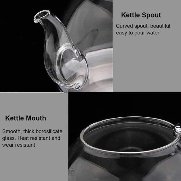 ginee_20260930143341369_4878368765.jpeg One Two Cups Teko Teh Kaca Saringan Tahan Panas Api Infuser Teapot - TP-760