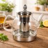 ginee_20260930143341963_8257993275.jpeg One Two Cups Teko Teh Kaca Saringan Tahan Panas Api Infuser Teapot - TP-760