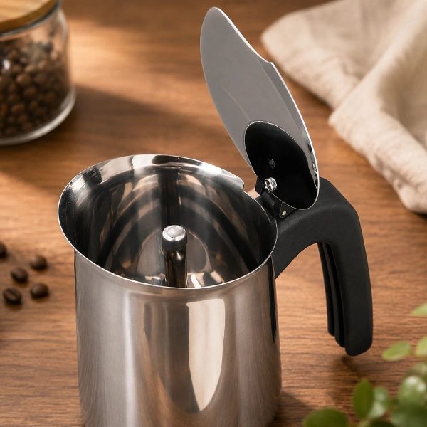 One Two Cups Moka Pot Teko Kopi Espresso Coffee Maker Stovetop 4 Cup 200ml - Z70